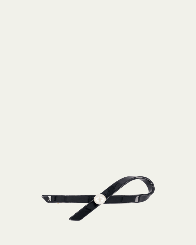 Pearly Ribbon Barrette